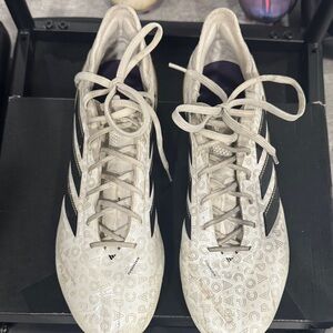 Adidas Copa pure 111 elite FG white and Black soccer cleats